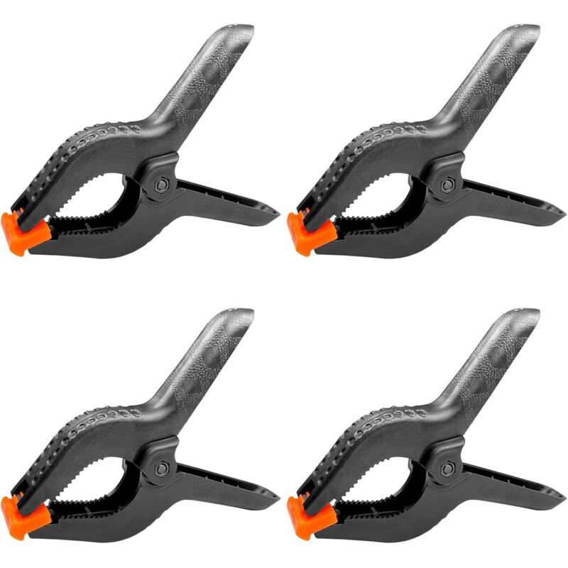 4-teilige 6" (158 Mm) Kunststoff-federklemme, Hohe Klemmkraft, Maximale Öffnung 65 Mm, Verbindungsklemme