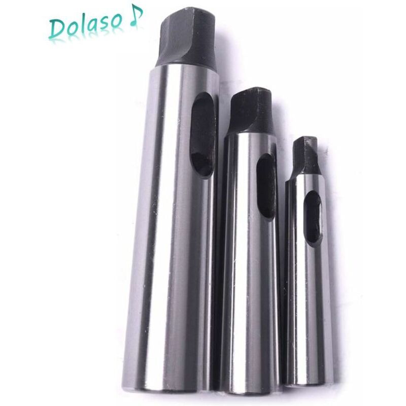 Satz Mit 3 Morsekonusadaptern Mt1, Mt2, Mt3, Stahl 45, 0,015 Mm Präzision, Härte 50 Hrc, Kompatibel Mit Bohren Und Fräsen