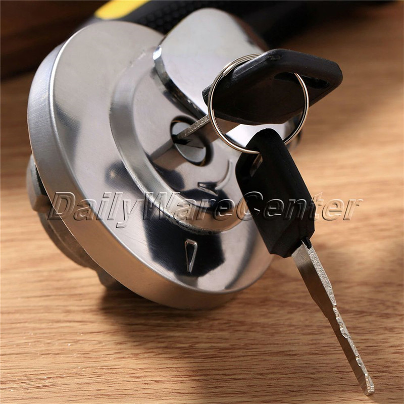 Öltankdeckel Aus Aluminium + Schlüssel, Kompatibel Mit Honda Shadow Spirit Vt750 Dc C2 Vlx Vt600 Dirt Bike Pitbike Motocross Schutz