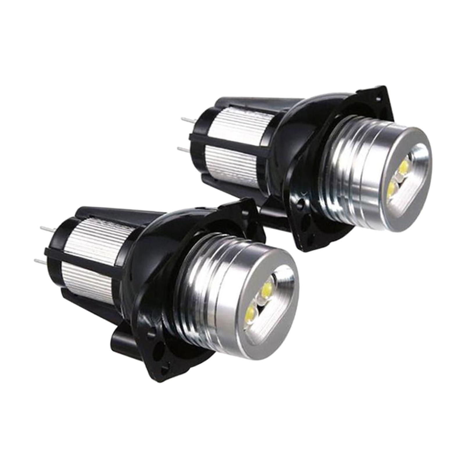 E90 E91 Angel Eyes Leuchte 12w 12v Schwarz Silber 05-08
