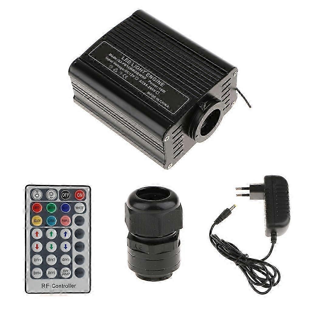 Led-lichtwellenleiter-treibermotor 16w Rgbw Lichtquelle Dekorative Beleuchtung - Eu-stecker Version 0609 5