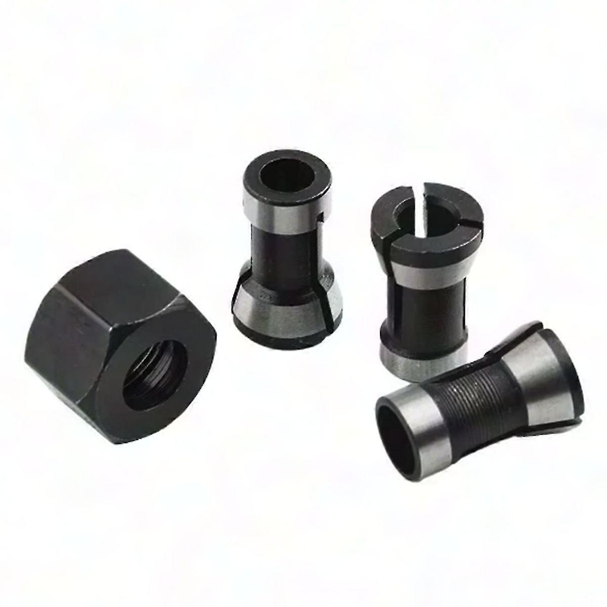2-teiliges Set Elektrischer Oberfräsenfutter – 6 Mm, 8 Mm, 6,35 Mm Fräser