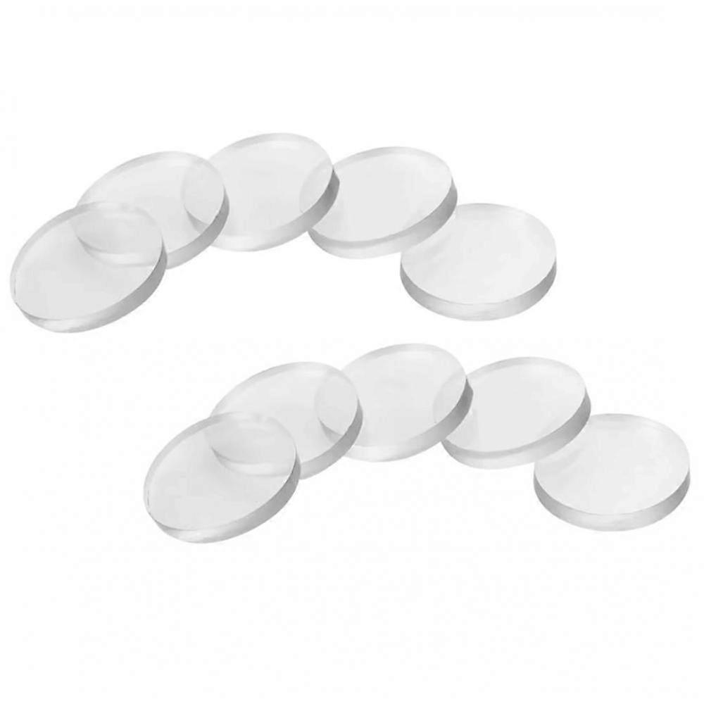 Tischgleiter Für Glastische, 20 Mm Rund, Transparent, Selbstklebend, Rutschfeste Gummipuffer (50 Stück) Dxh