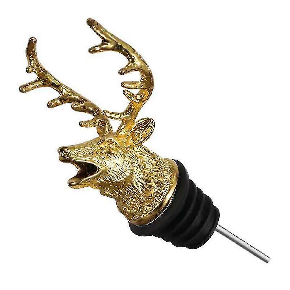 Jägermeister Weinauslauf Aus Zinklegierung, Weinstopper, Trinkwerkzeug, Hirsch-elch-motiv