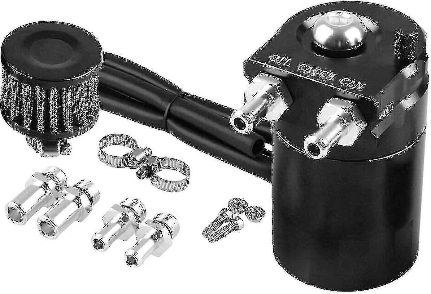 Kann Universal-autoölauffangbehälter L Mit Luftfilter, Schwallblech, 300 Ml (schwarz) 1372