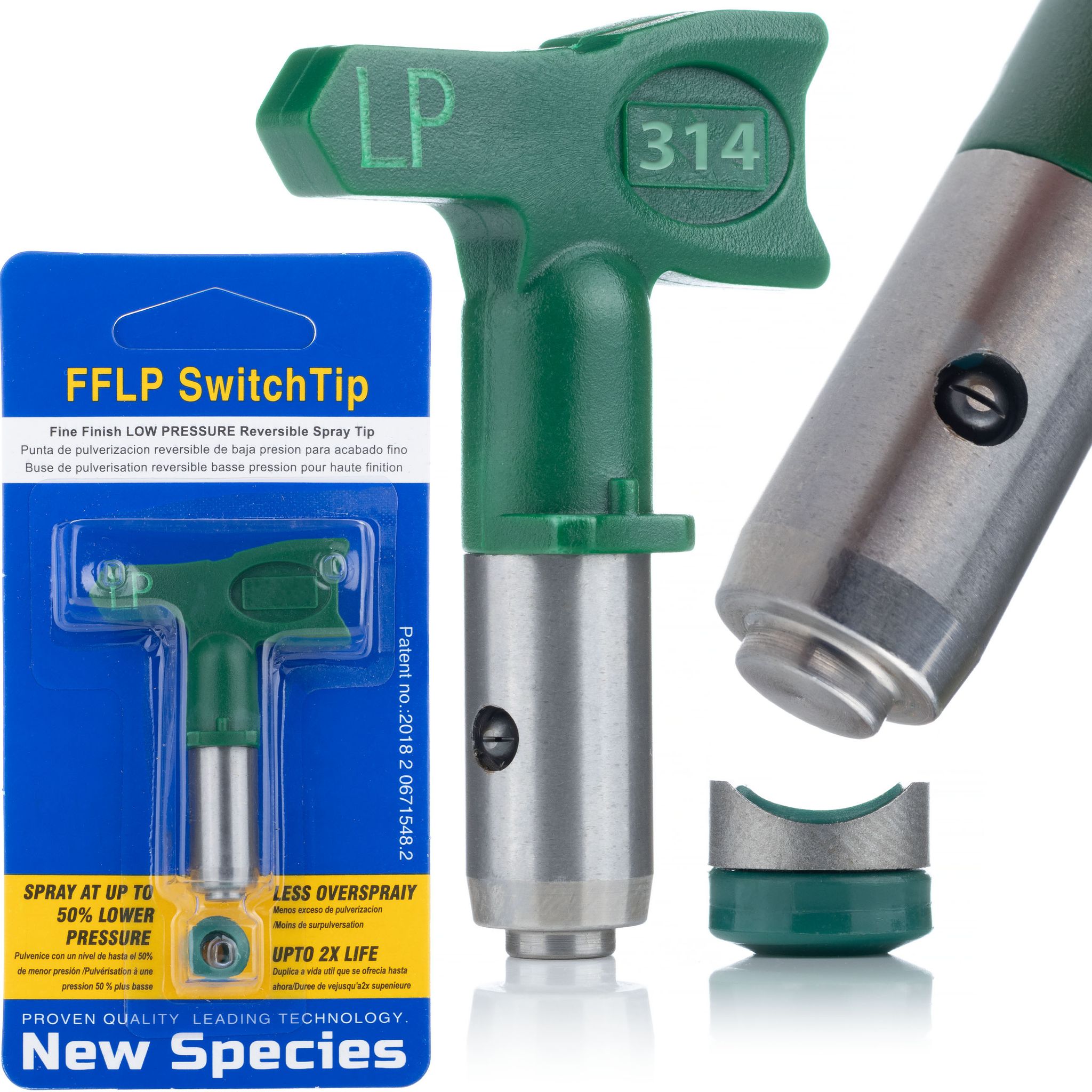 Niederdruck-sprühdüse Lp 314 – 15 Cm Sprühbreite Für Beize Und Ölfarbe Ersatzteil Für Graco Rac V