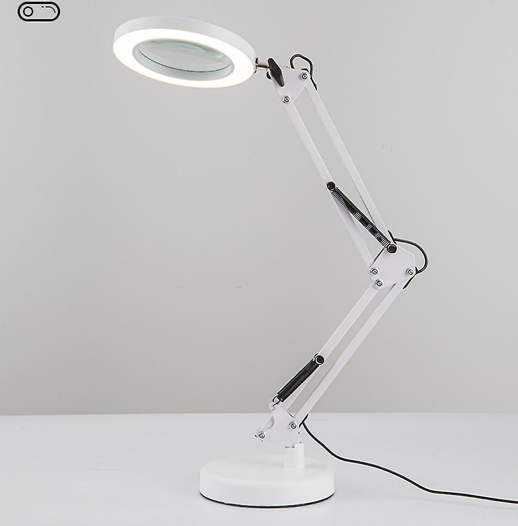 10-fache Vergrößerung, Kompatibel Mit Lupe Mit Licht Und 3 Farbmodi, 10-fach Verstellbar, Kompatibel Mit Lupe, Schreibtischlampe