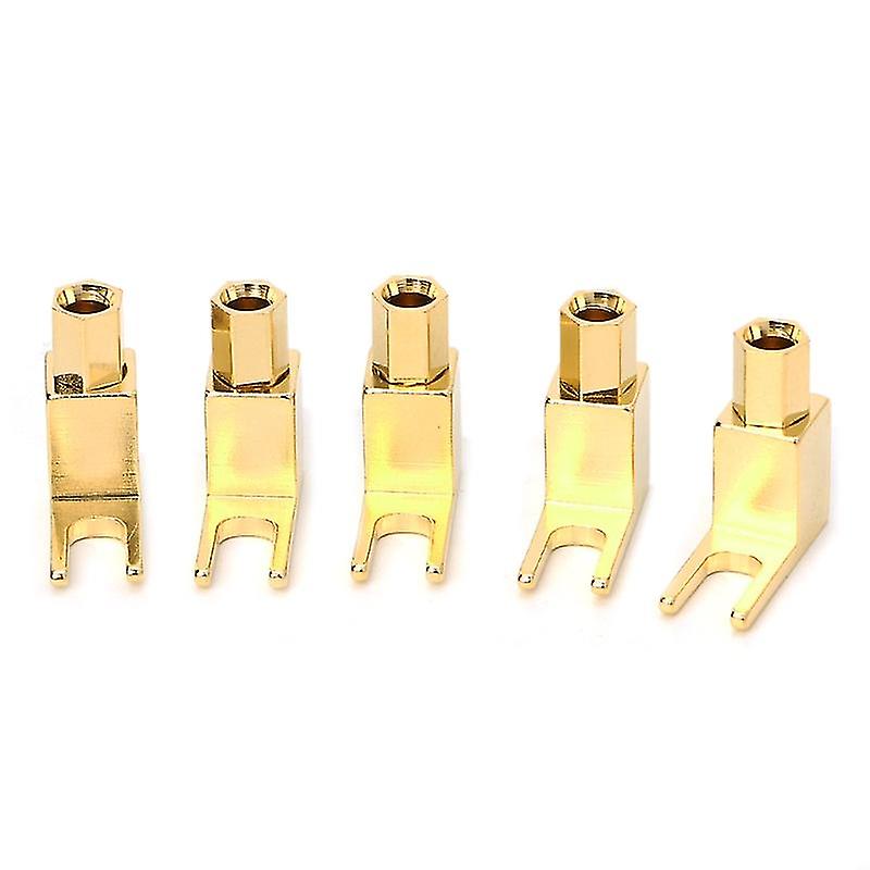 Bananenstecker-auf-spatelstecker-adapter, Y-förmiger Lautsprecherkabelanschluss