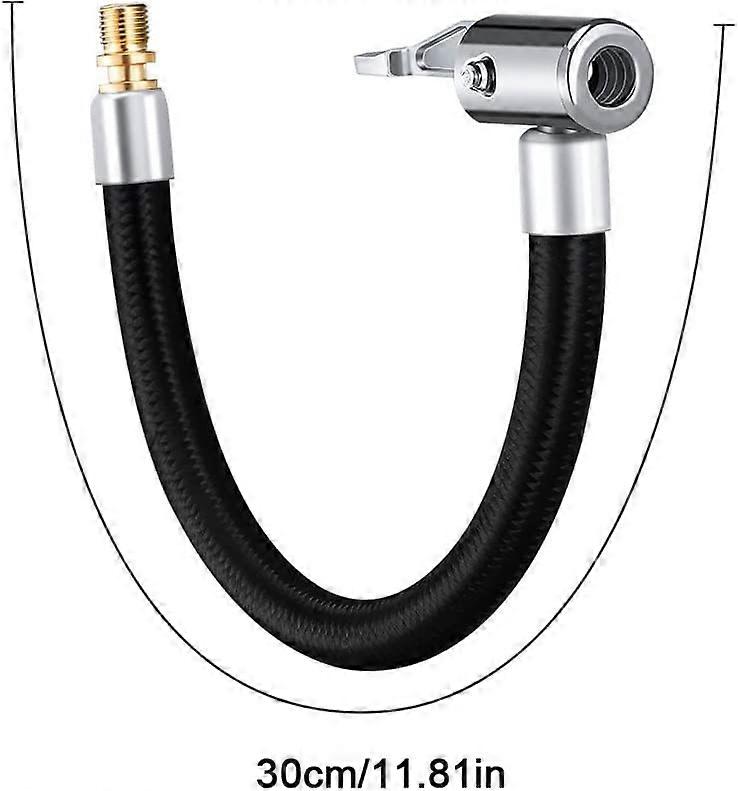 30 Cm Langes Reifenverlängerungskabel Für Pumpe, Reifenventiladapter, Autoreifenverlängerung, Verlängerungsschlauch Für Auto, Motorrad, Fahrrad