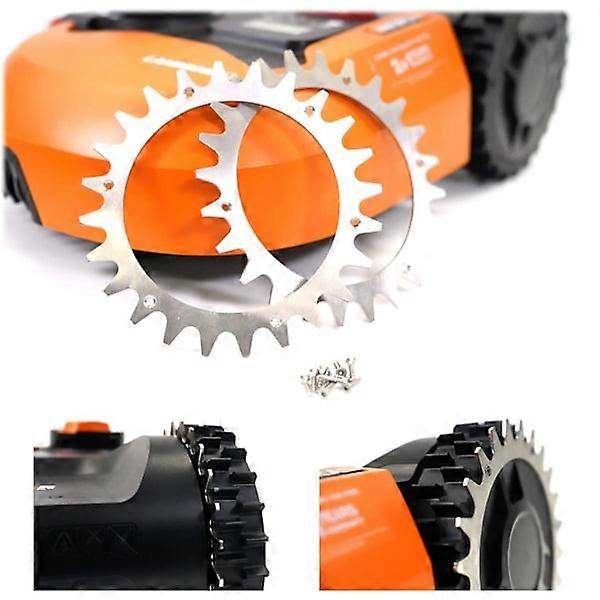 Worx Landroid Mähroboter-kettenräder, Rutschfest – L-form, 225 Mm, 2 Stück, Elik