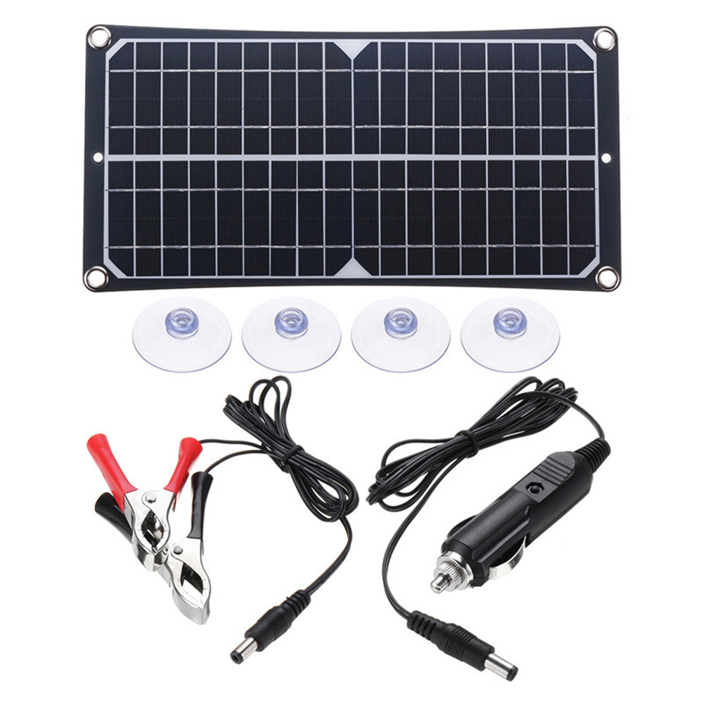 Hocheffizientes Solarladegerät, Wasserdichtes Solarpanel-set Für Ihren Mobilen Strombedarf, 7,5-w-12-v-ladegerät Mit 19 % Ladeeffizienz Für