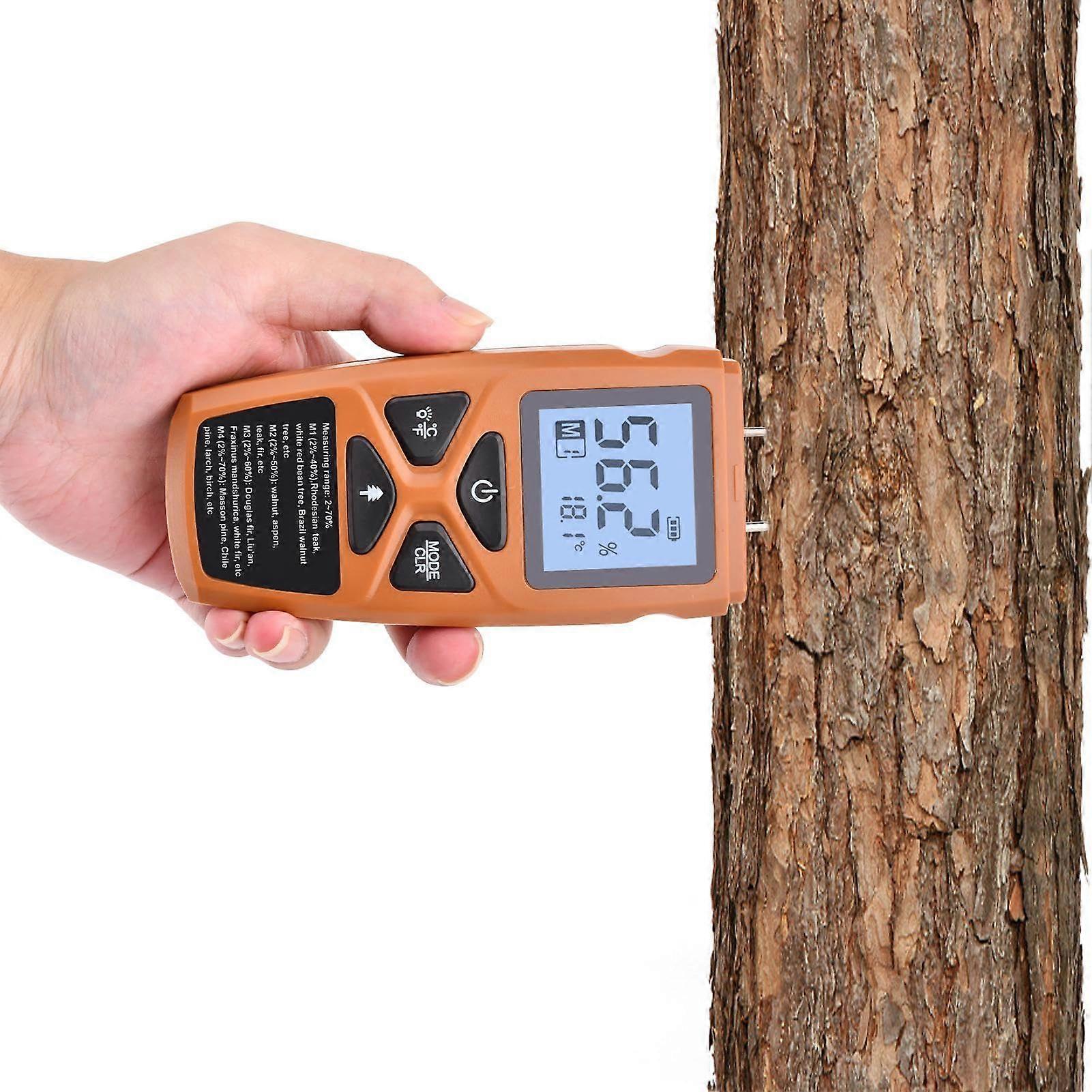 Feuchtigkeitsmessgerät Für Holz, Digitales Feuchtigkeitsmessgerät Mit Stiftanschluss Für Wände Und Holz, Feuchtigkeitsdetektor Für Holz, Holzwände Und Firewall-papier