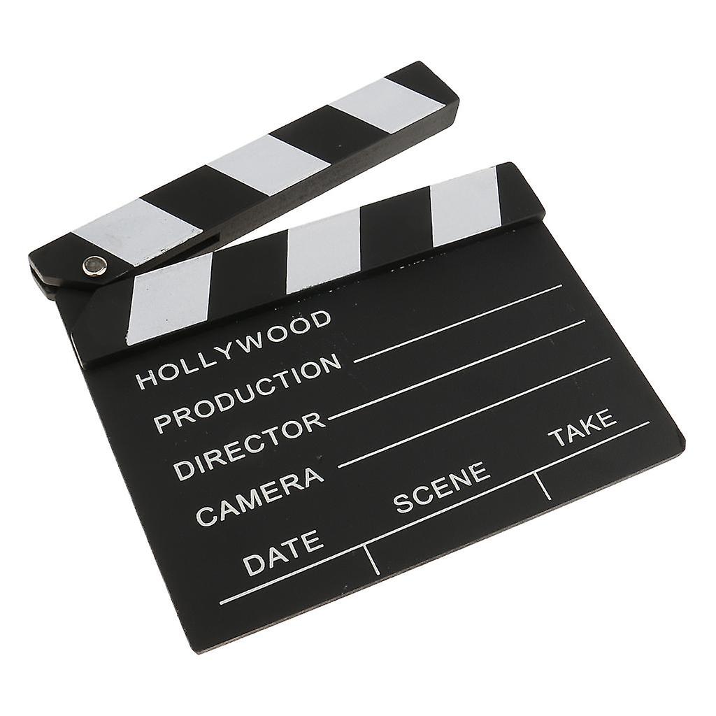 Klassische Regie-video-bühnenklappe, Filmklappe, Schnitt, Requisiten, Schwarzweiß