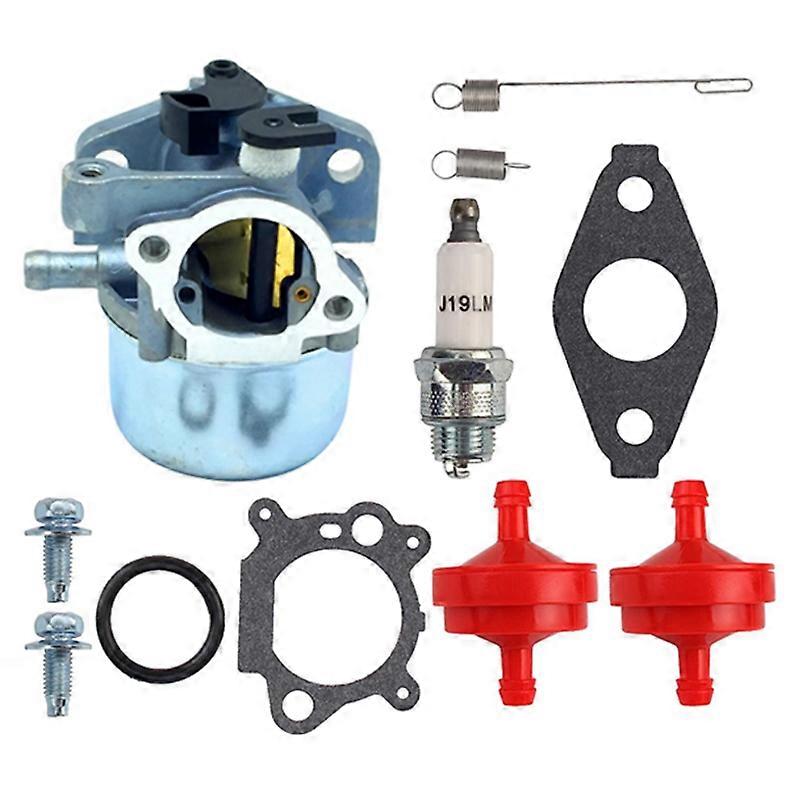 675 190 Cm³ Kompatibel Mit Vergaser, Kraftstofffilter, Feder, Zündkerzen-kit, Kompatibel Mit Briggs & Stratton 6,25 Ps Und 6,75 Ps Mrs Push