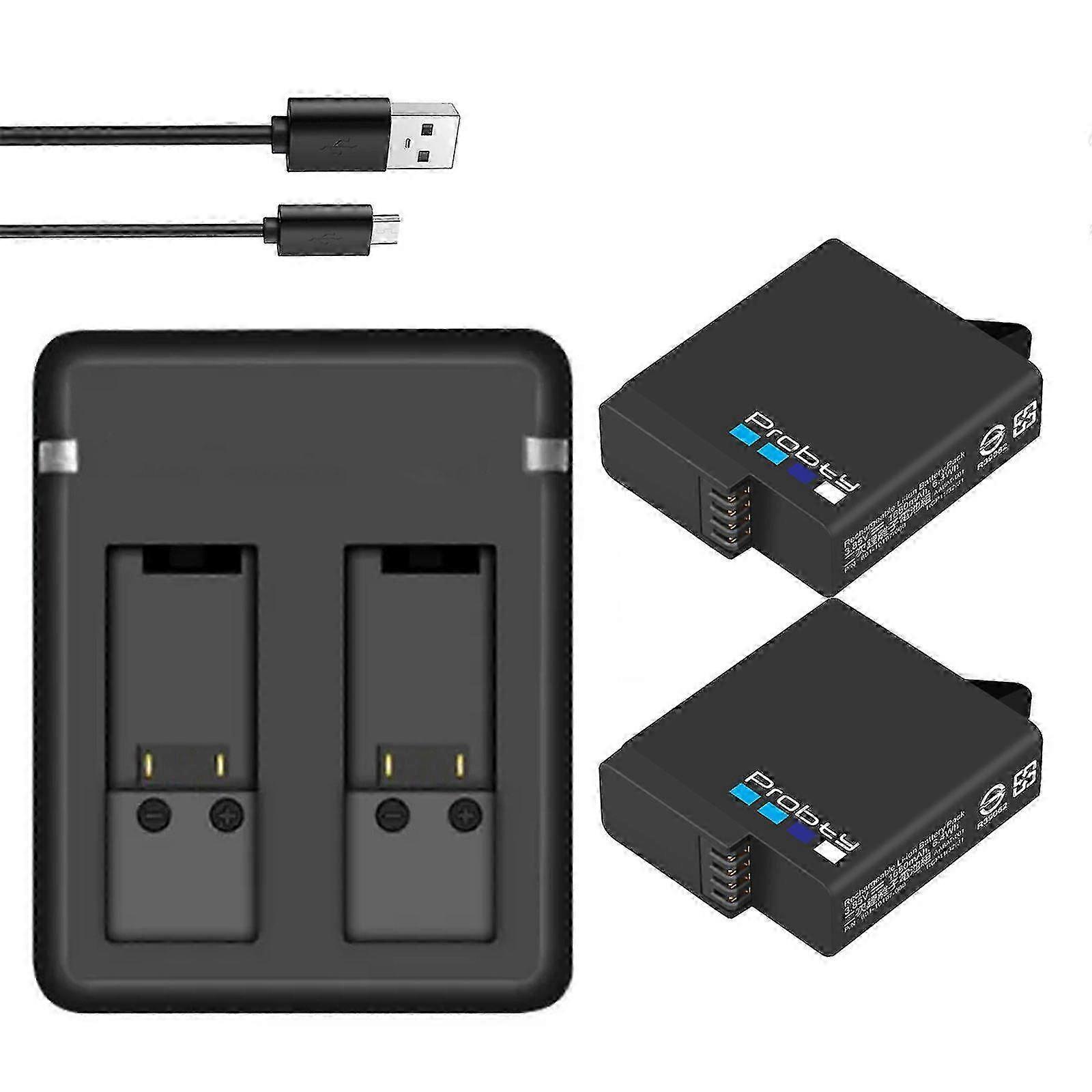 1680 Mah Akku/ladegerät Kompatibel Mit Gopro Hero 7, Hero 6 Und Hero 5 Black – Yvan
