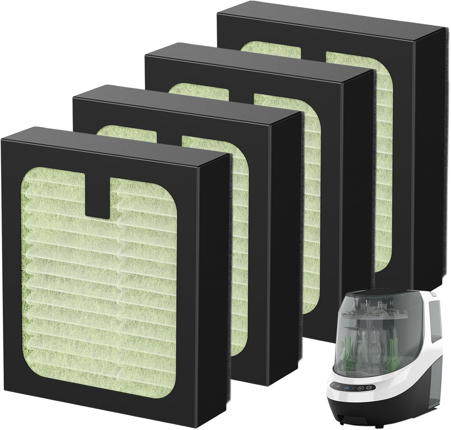 4er-pack Hepa-filter, Kompatibel Mit Bottle Washer Pro, Ersatzfilter, Kompatibel Mit Dem Dust Air Purifier
