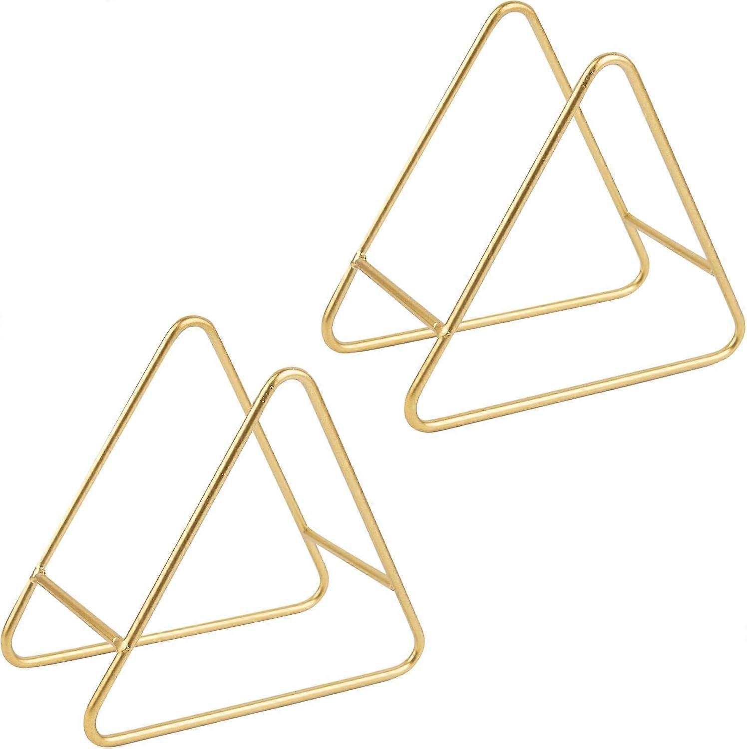 2er-pack Goldene Untersetzerhalter, 15 Cm (5,9 Zoll) Großes Metalldesign Für Runde Und Quadratische Untersetzer, Langlebiges Und Stilvolles Zubehör Für Trinkgefäße
