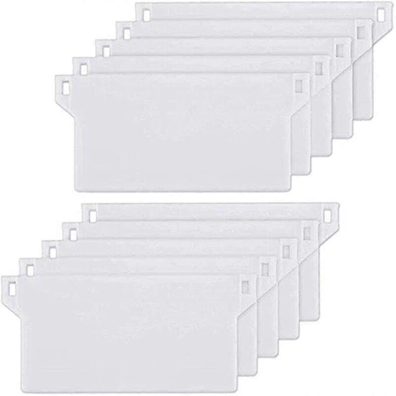 10 Stück Gewichtsplatten, Kompatibel Mit Lamellenjalousien, Gewicht, Vertikaljalousien, Gewichtsplatten, Kompatibel Mit Lamellenjalousien, Vertikallamelle 127 Mm, Ersatzteil Weiß