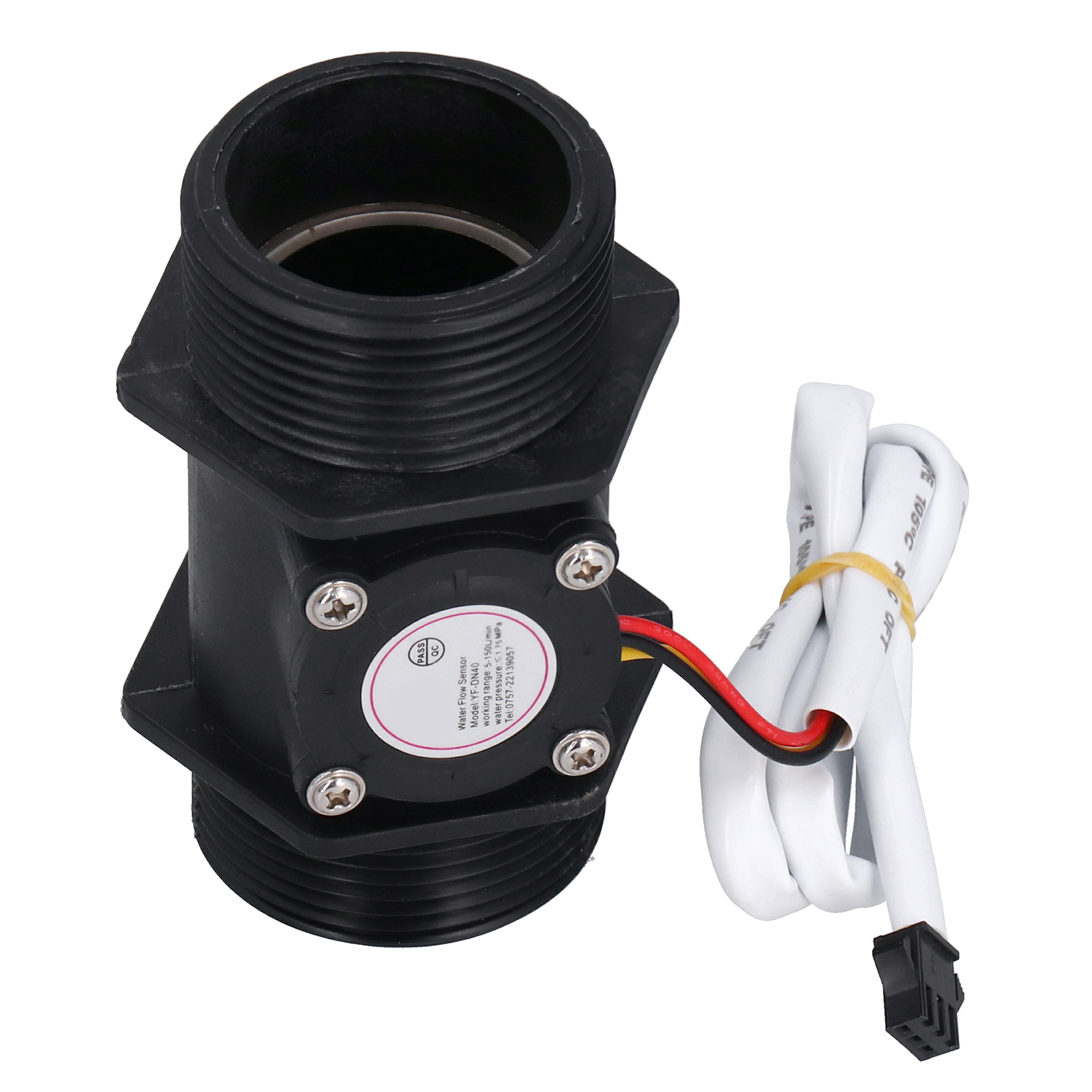Wasserdurchflusssensor Kompatibel Mit Schwimmbad-turbinen-durchflussmesser 47 Mm Yf‑dn40 Dc 3,5‑24 V