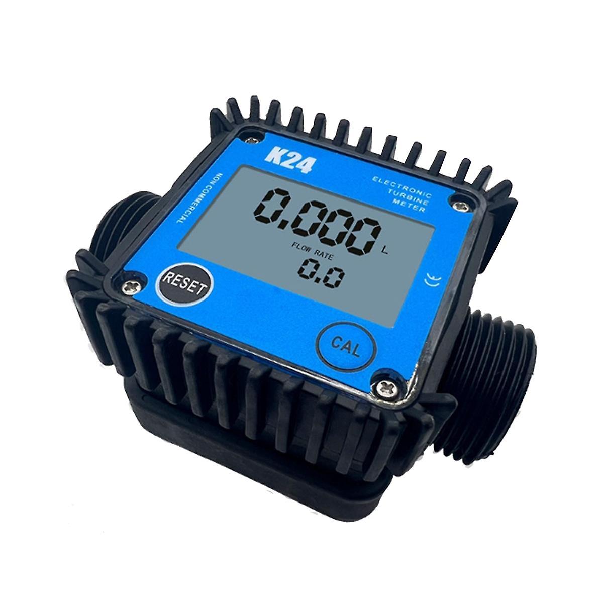 Lcd-kraftstoffdurchflussmesser K24, Kompatibel Mit Turbinen, Digitaler Dieselkraftstoffdurchflussmesser, Kostengünstiger Flüssigkeitswasserdurchflussmesser Cjy