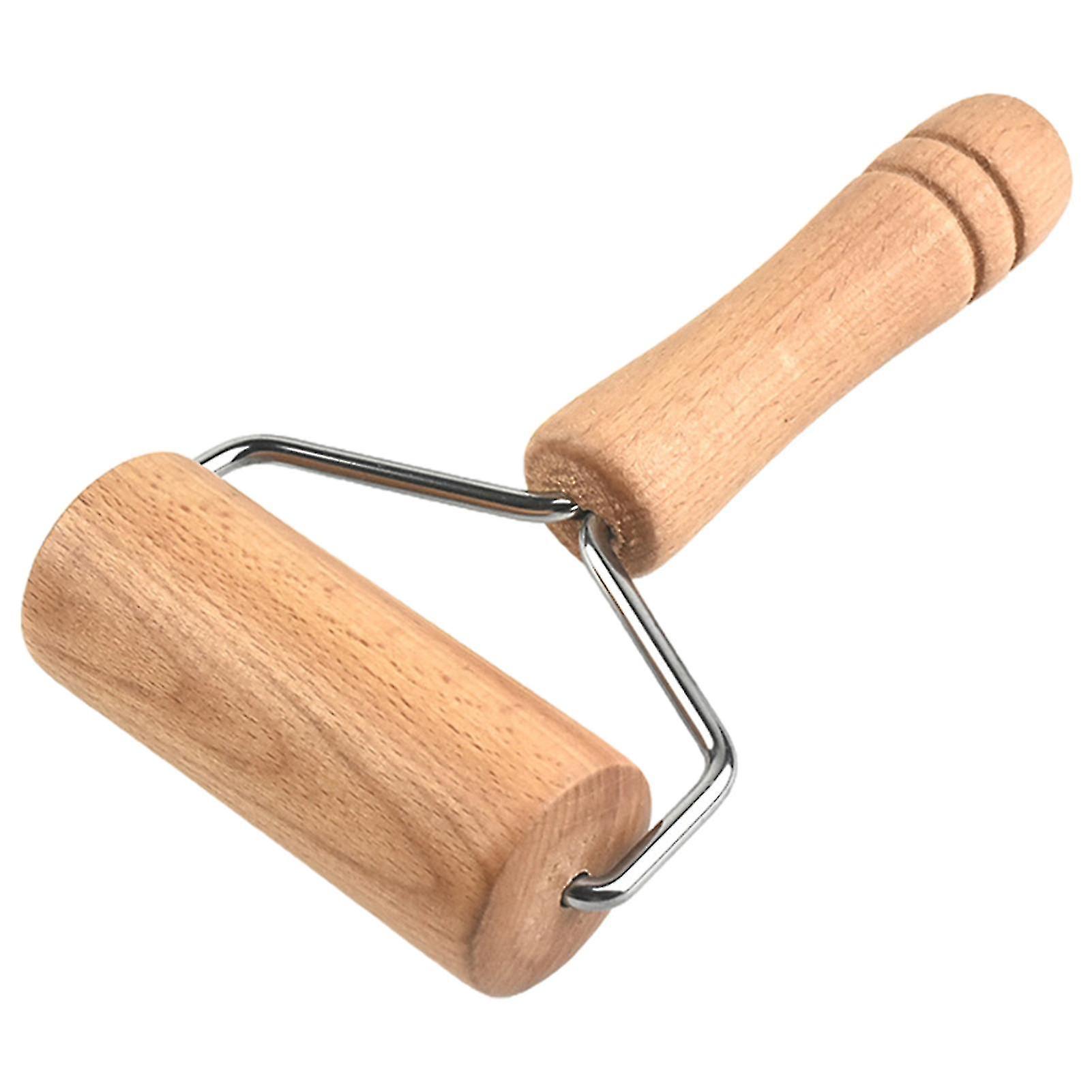 Nudelholz Aus Holz Zum Backen Von Teig Und Gebäck, Pizzaroller Mit Griff, Antihaftbeschichtetes Küchenutensil, Aus Holz Mit Einem Kopf