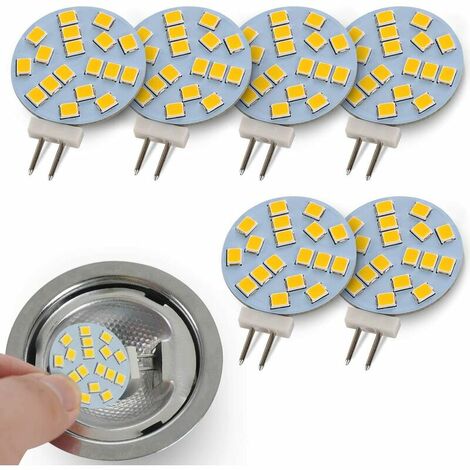 6 Runde, Warmweiße G4-led-lampen, Ersatz Für
