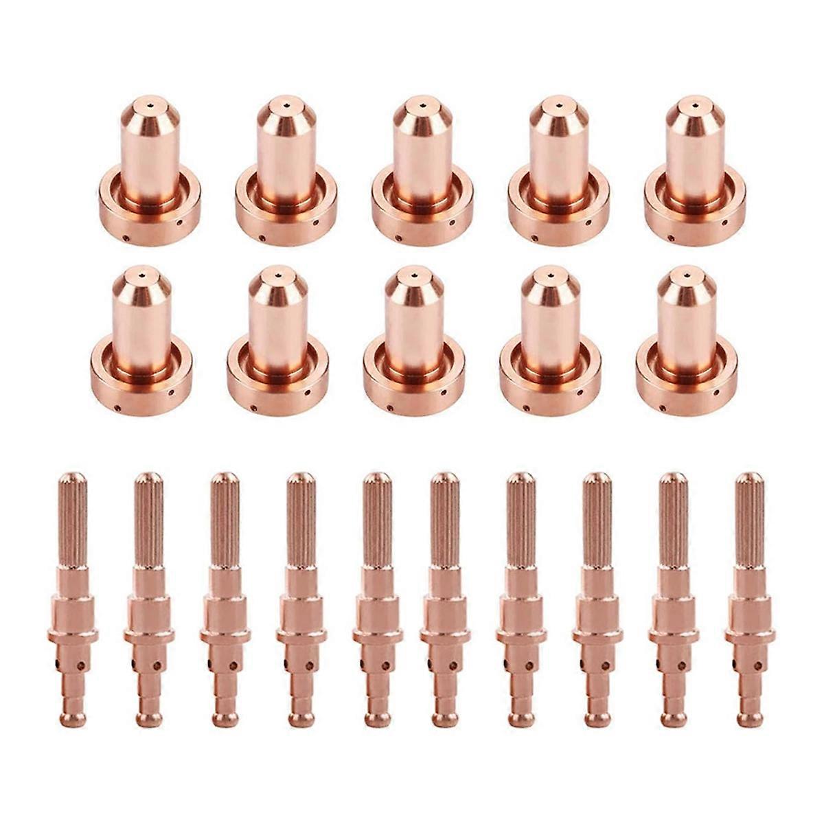 10 Stück Plasmadüse 9-8210, 10 Stück Plasmaelektrode 9-8215, Kompatibel Mit Thermal Dynamics Sl60/sl100 Schneidanlage