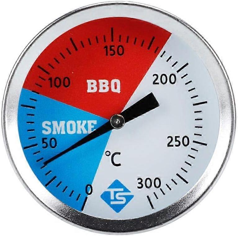 Rauchthermometer Aus Edelstahl – Bis 300 °c – Kompatibel Mit Allen Grills, Smokern Und Grillwagen – Analog – Grillzubehör