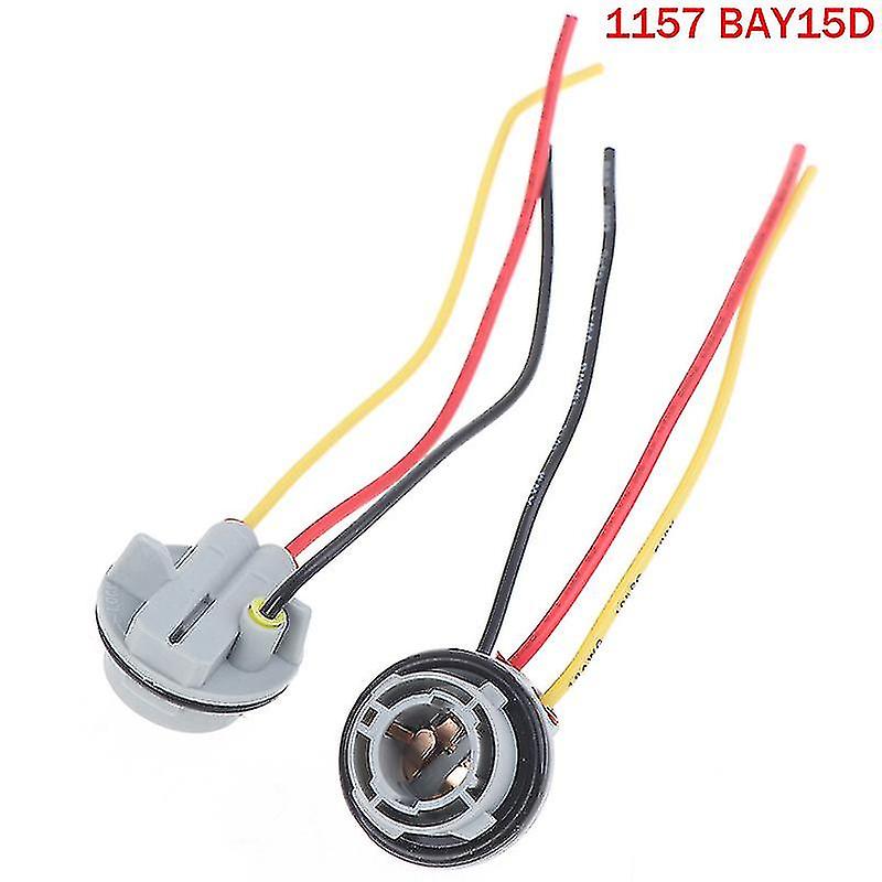 2 Stück 1156 1157 Lampenfassung Bay15d Lampenfassung P21/5w Adapter-sockelanschluss