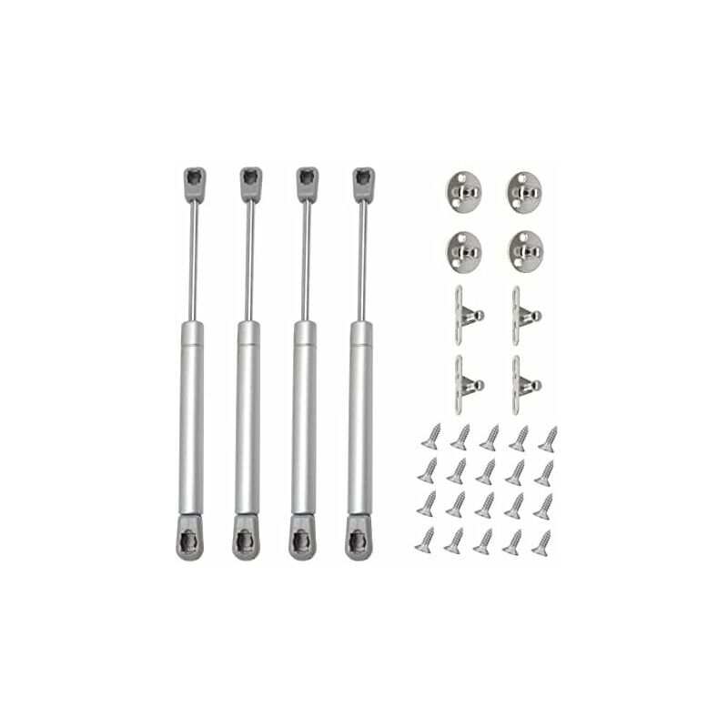 4 Stück Gasfeder 80n Hydraulische Gasfeder Möbeldämpfer Schranktür Kompatibel Mit Schränken Bücherregalen Möbel (4, 80n)