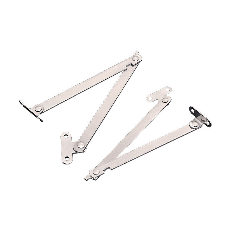 Möbelscharniere, 4 Stück, Metall-hebescharniere, Verstellbare Möbelscharniere, Silberfarbene Klappscharniere, Kompatibel Mit Türen, Schränken Und Fenstern