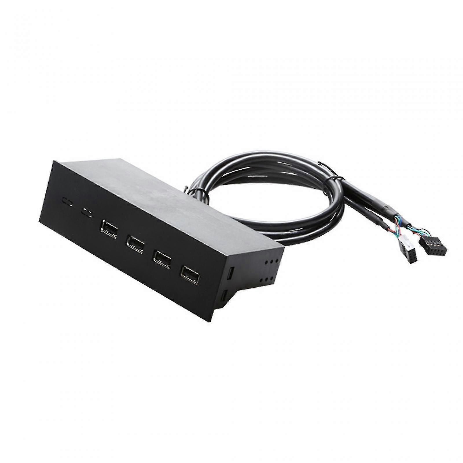 5,25"-usb-hub Mit Frontblende Für Pc, Computergehäuse, Optisches Laufwerk, Frontblende, 4 Anschlüsse, Usb 2.0max
