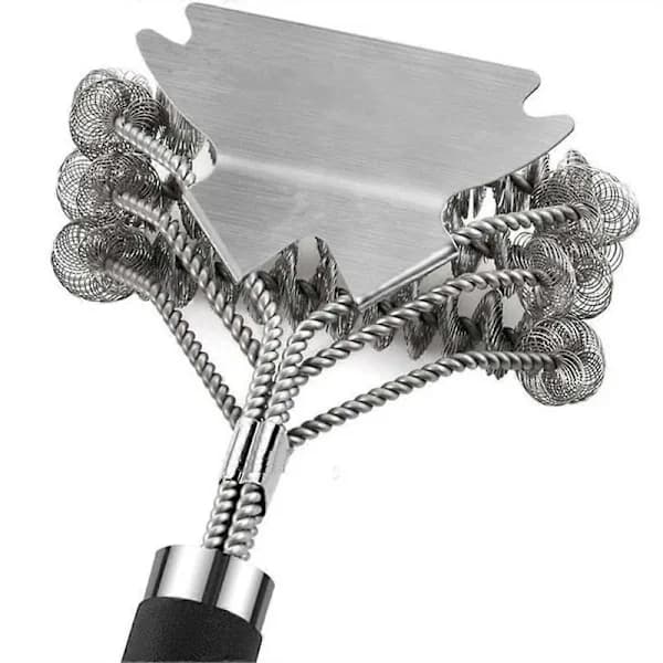Bürstenlose Grillbürste Und Schaber – Sichere Grillbürste, Kompatibel Mit Grills – Reiniger Für Edelstahl-grillroste – Sicheres Grillzubehör