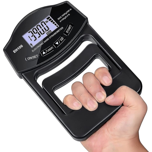 Griffkraftmesser, Digitales Handkraftmessgerät, Kompatibel Mit 180 Kg, Usb-lcd-display, Kompatibel Mit Handkraftmessgerät, Perfekt