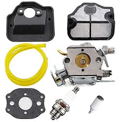 Vergaser Kompatibel Mit Husqvarna 36, 41, 136, 137, 141 Und 142 Kettensägen, Ersetzt Die Teilenummern 530071987, 530035482 Und 530029811 Sowie Das Zündkerzen-luftfilter-set.