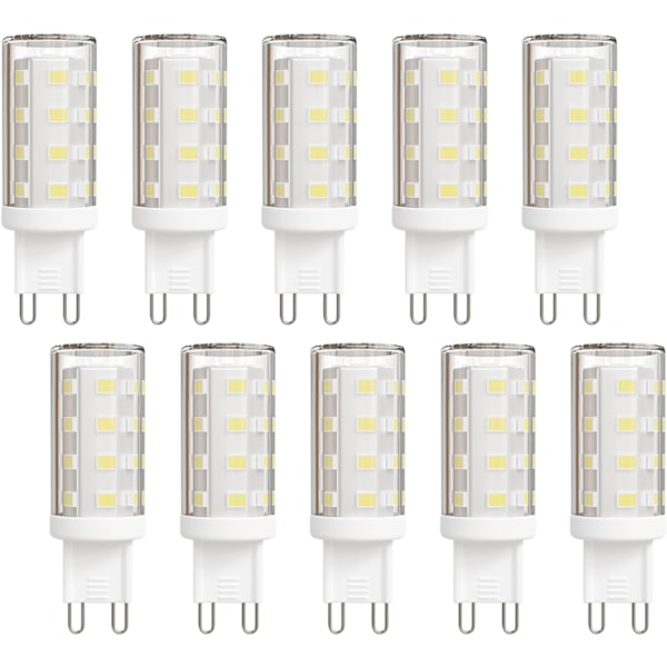 G9 Led-lampe 3w Neutralweiß 4000k, G9 Led-lampe Mit 360º Lichtwinkel Ohne Dunkle Ecken, Flimmerfrei, Nicht Dimmbar (10 Stück)