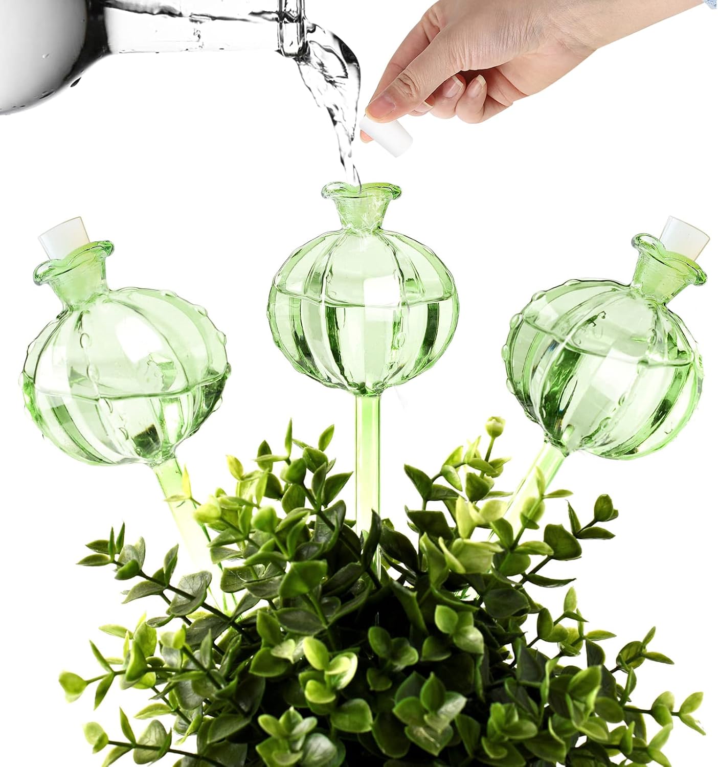 Selbstbewässernder Topfeinsatz. Bewässerungshilfen Für Pflanzen. 3er-pack Kaktus-bewässerungskugeln. Bewässerungskugeln Für Pflanzen. Ideal Als Geschenk Für Pflanzenliebhaber.
