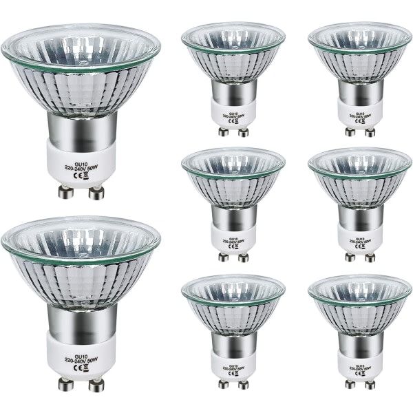 Gu10-halogenlampe, 50 W, Dimmbar, 220 V, 2-polig, 2800 K