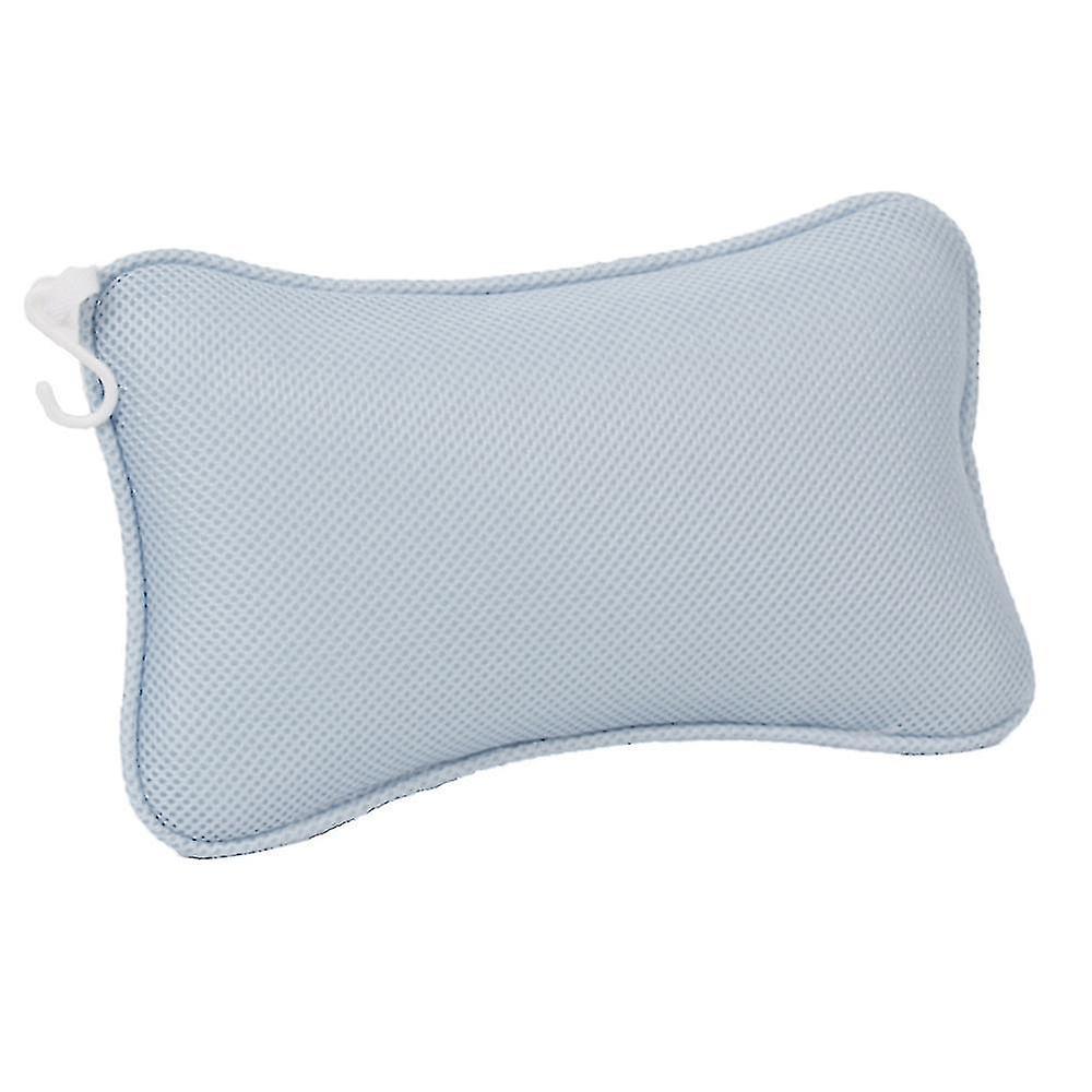 Rückenkissen, 3d-netzgewebe, Badewannenkissen, Rutschfestes Kissen, Badewannen-spa-kissen, Blau