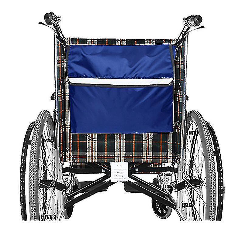 Rollstuhltasche, Rollator-aufbewahrungstasche, Hängetasche, Armlehnen-campingstuhl-organizer, Blau
