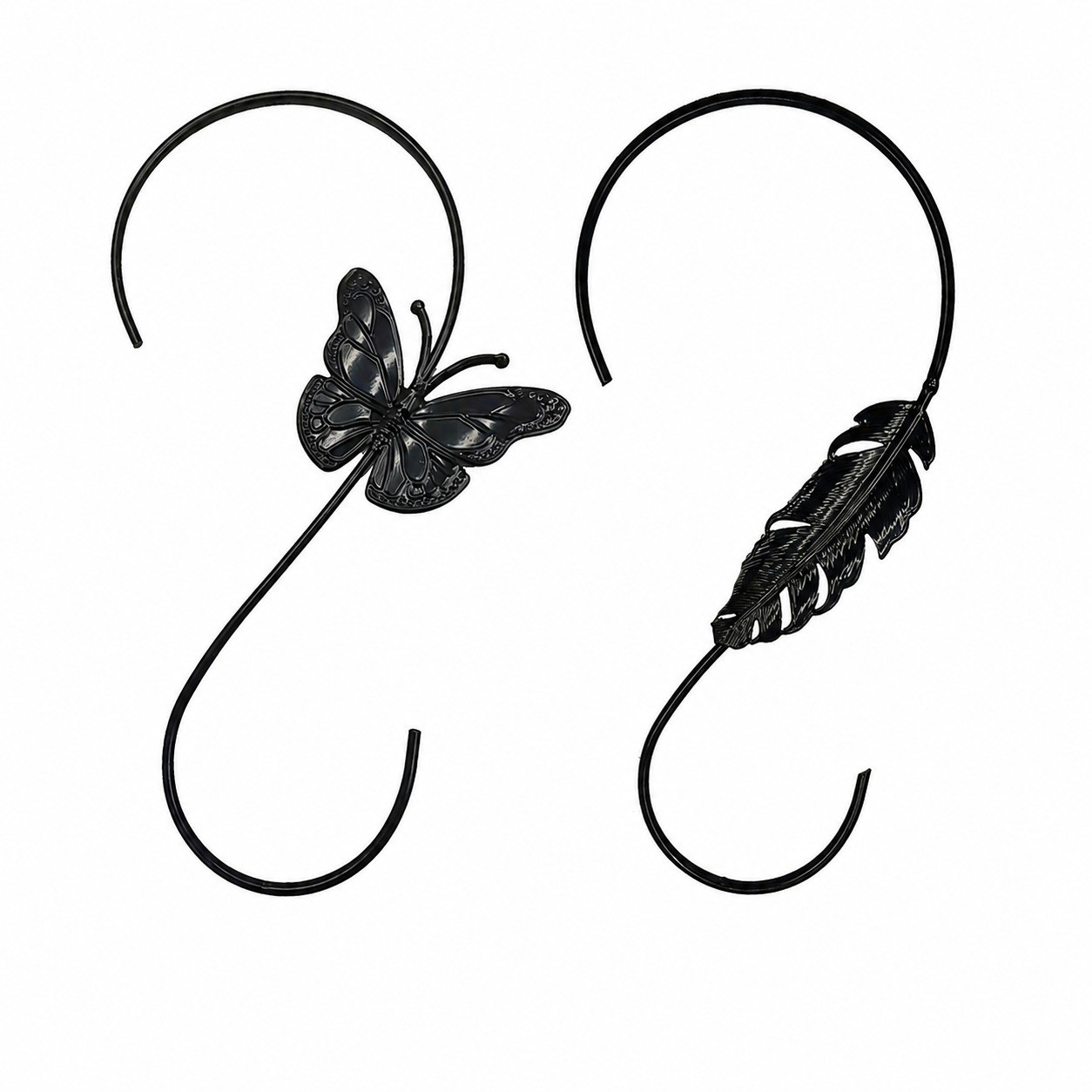 12 Zoll Lange Haken, Schwarze Federhaken, Robust, Zum Aufhängen Von Gartengeräten