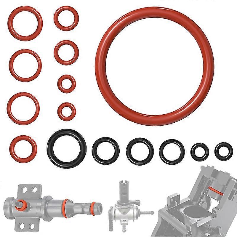 15-teiliges O-ring-dichtungsset Aus Silikon, Kompatibel Mit Saeco Kaffeemaschinen, Brühgruppen, Auslaufanschlüssen, Dichtungsringen Und Zubehör.