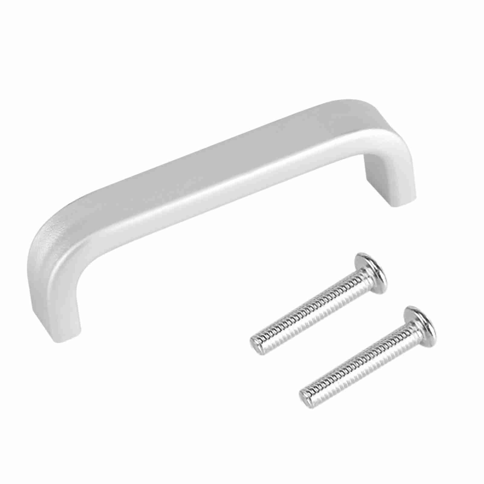 Türgriff Aus Aluminiumlegierung, Mattschwarz, 64 Mm, Massiver Beschlag, Kompatibel Mit Küchenmöbeln