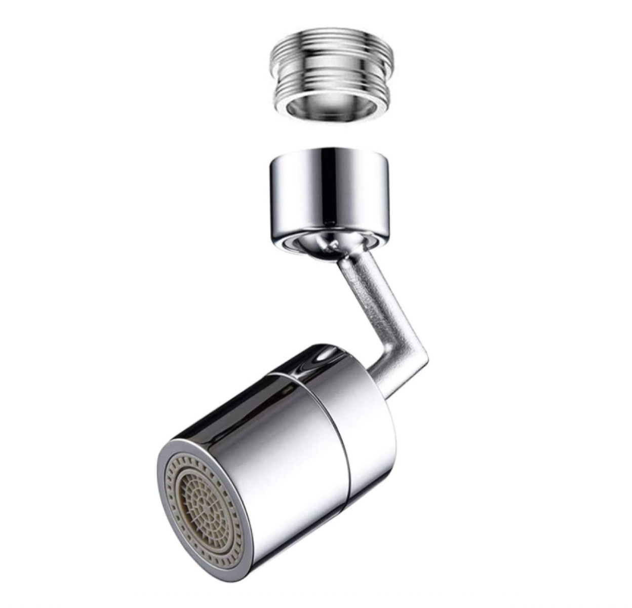 720° Drehbarer Wasserhahn-auslauf Aus Messing, Zwei Strahlarten, M22/m24-gewinde, Für Küche Und Bad