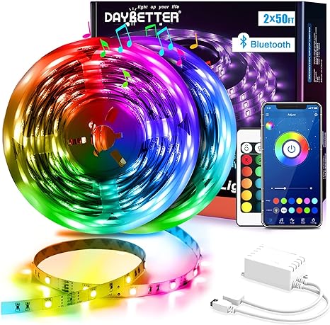 Led-beleuchtung 30 M (2 X 15 M), 5050 Rgb Led-beleuchtung, Bluetooth