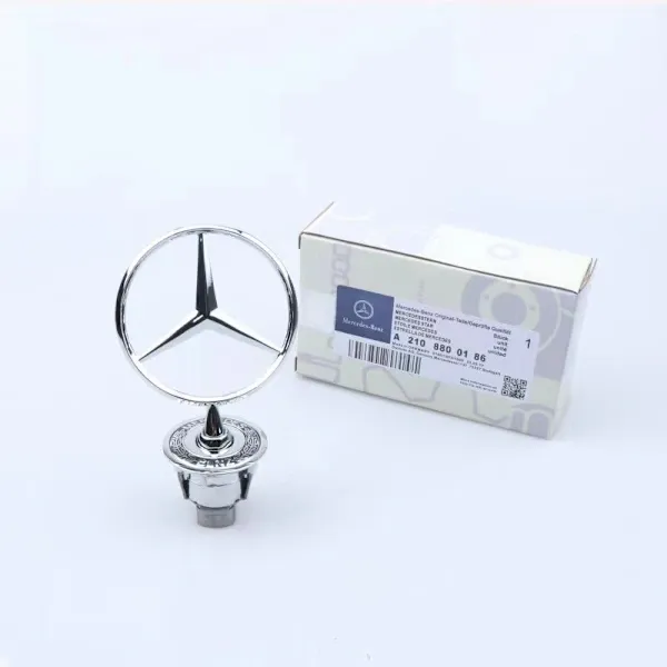 Mercedes-benz Stern-emblem Für Die Motorhaube, Oem A2108800186, Silber, Roggen. Silber, Roggen.