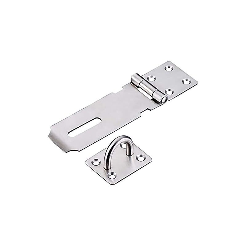 Vorhängeschlossbeschläge Aus Edelstahl, Robuster Riegel Und Bolzen Mit Schrauben, Türriegel, Torschloss, Schuppenschloss, Vorhängeschlossbolzen