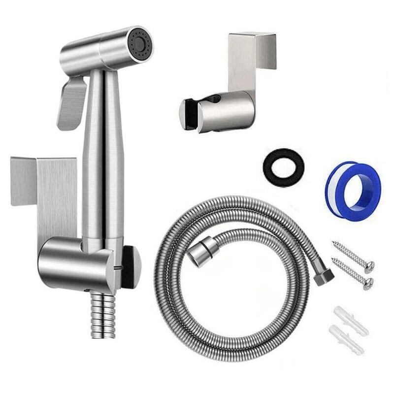 Wc-sprühpistolen-set Aus Edelstahl, Bidet-mischer, Druckerhöhungsdüse, Wc-spülpistole, Duschkopf