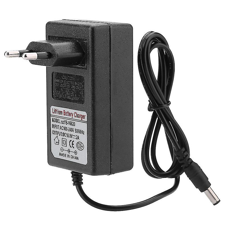 Ac 100–240 V, Dc 16,8 V, 2 A Notstromnetzteil, Ladegerät Für Lithium-ionen-akkus, Sicheres Laden, Eu-stecker