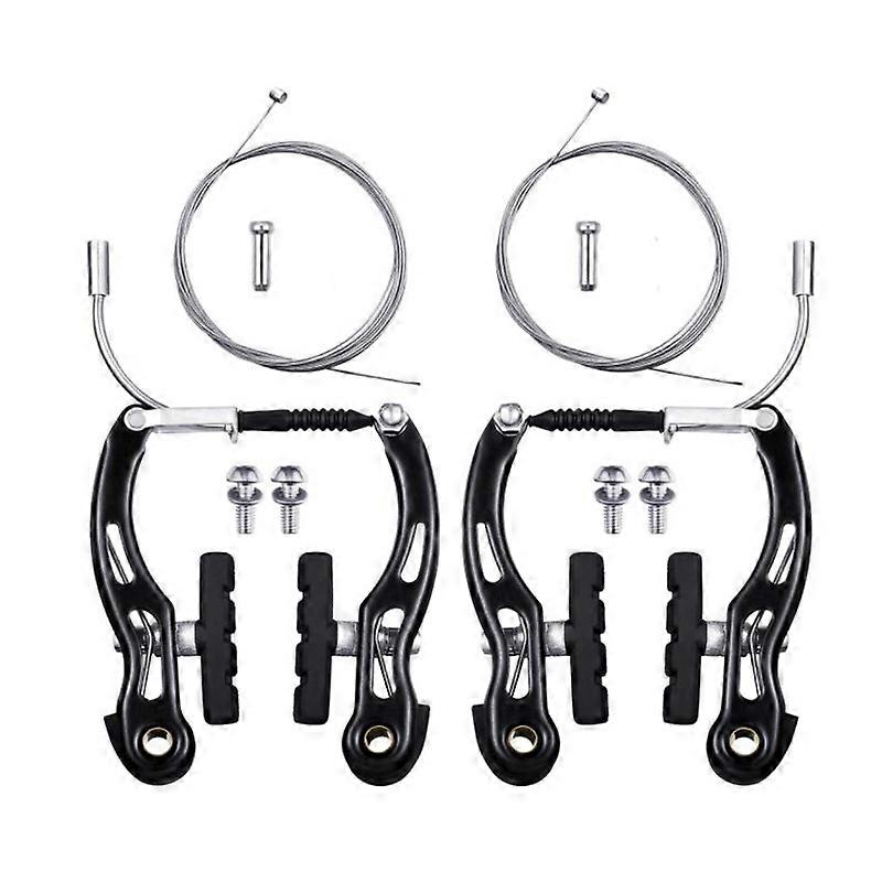 2 Paar Fahrradbremsen-set, Mountainbike-ersatzbremsen, Kompatibel Mit Den Meisten Fahrrädern Und 2 Mountainbikes B
